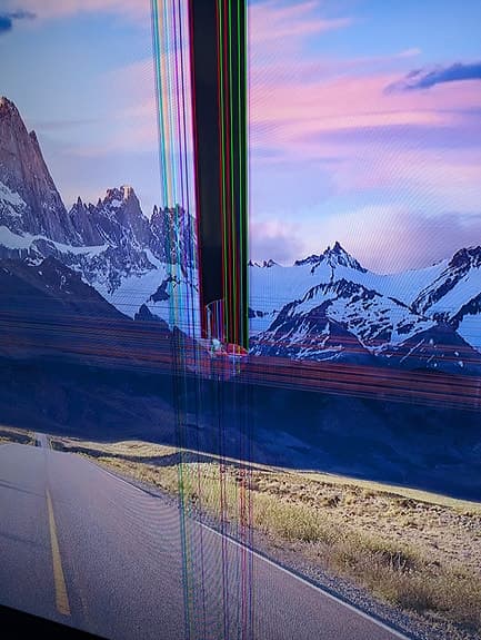 Defekt 85" tv