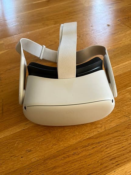 Oculus VR-headset med handkontroller och fodral
