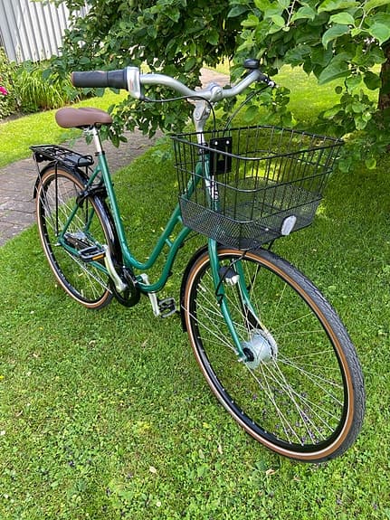 Skeppshult damcykel stadscykel 54 cm 28" grön