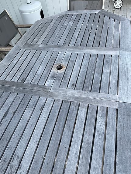 Trädgårdsbord i massiv teak