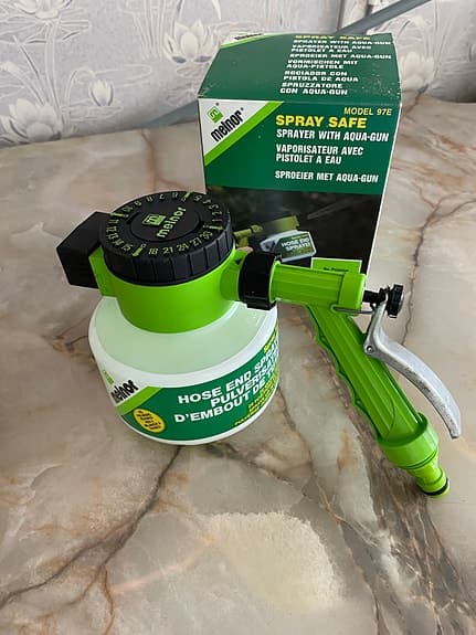 Spray Safe Aqua-Gun slangspruta för trädgård grön