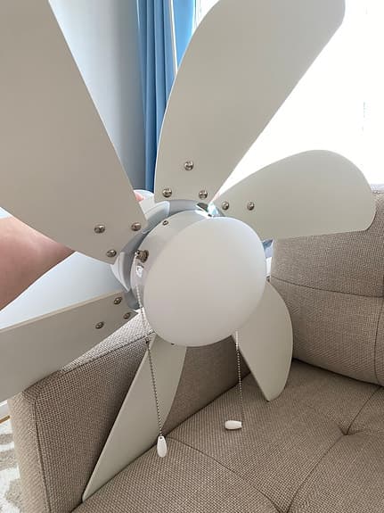 Clas Ohlson Takfläkt med belysning Taklampa ventilator luftkonditionering