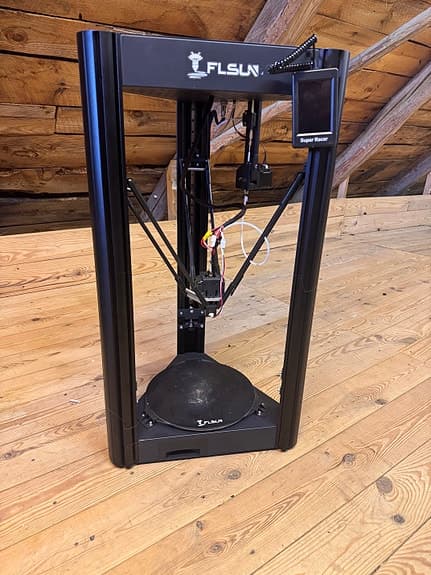 FLSUN Super Racer (SR) – Delta 3D-skrivare i fint skick