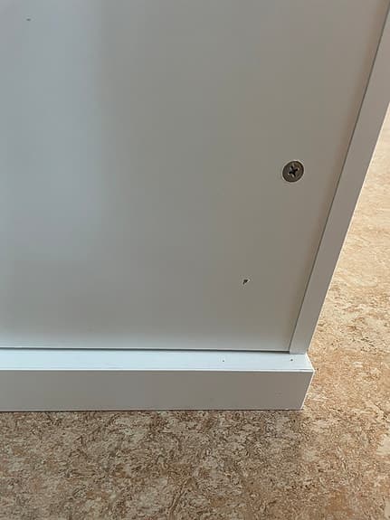 IKEA Nordli vit byrå med 3 lådor