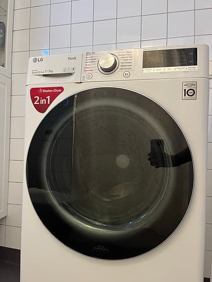 LG kombinerad tvättmaskin/torktumlare 2in1 vit