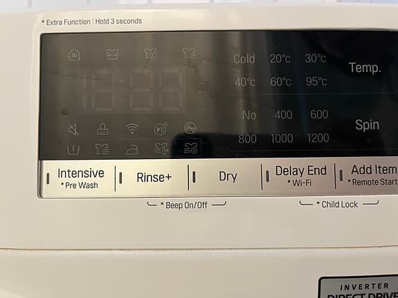 LG kombinerad tvättmaskin/torktumlare 2in1 vit