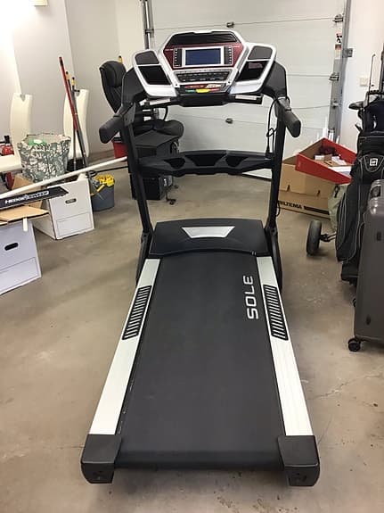 Sole F85 löpband svart/vitt