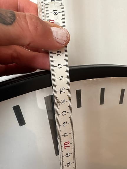 Väggklocka STOR från Nordal