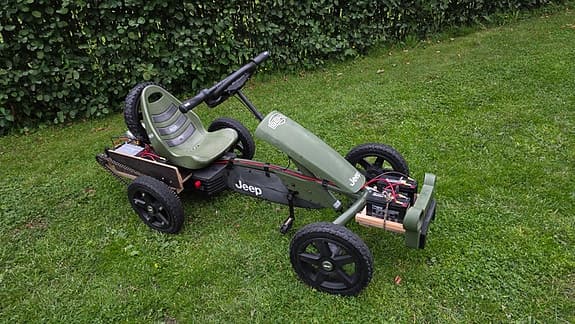 Jeep trampbil för barn med 36V borstlös elmotor