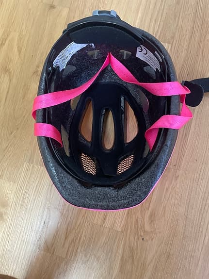 Occano cykelhjälm för barn rosa/grå