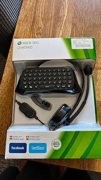 Xbox 360 Chatpad med headset