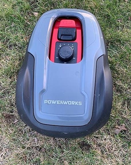 Powerworks robotgräsklippare grå/svart