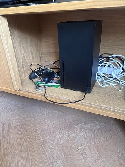Xbox Series spelkonsol svart