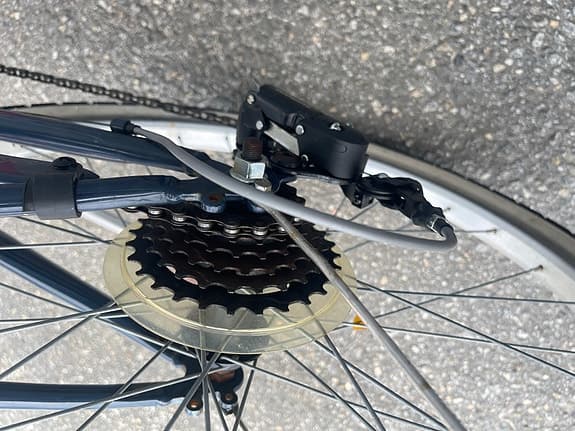 barncykel 24" blå/rosa