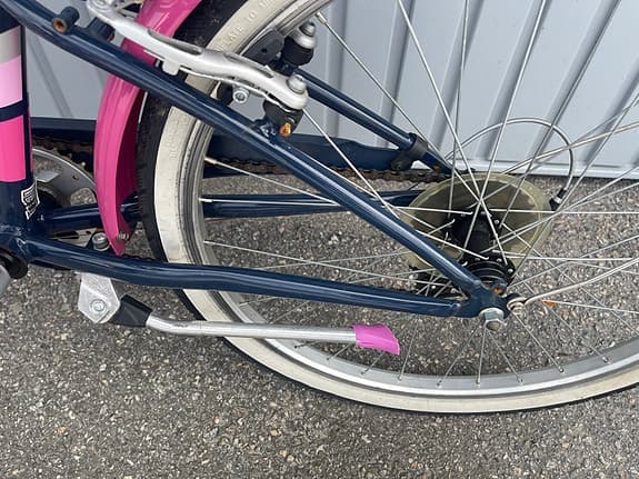 barncykel 24" blå/rosa