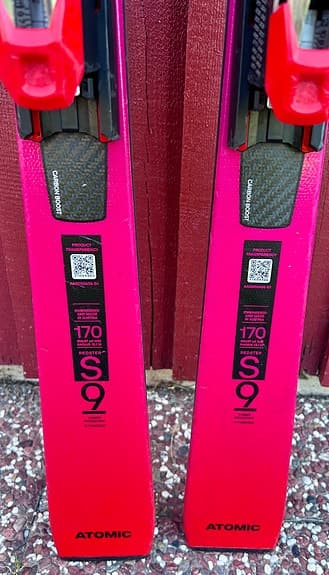 Atomic Redster S9 170 cm (25/26) – nyslipade/nyvallade – fint skick