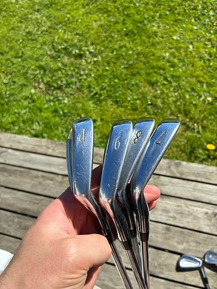 Mizuno MP-60 Järnset (3-P) – Klassiska ”Cut Muscle” klubbor