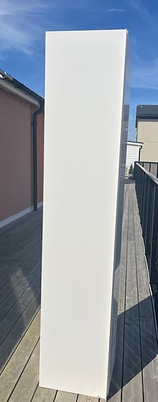 IKEA Godmorgon, högblankt skåp med hylla