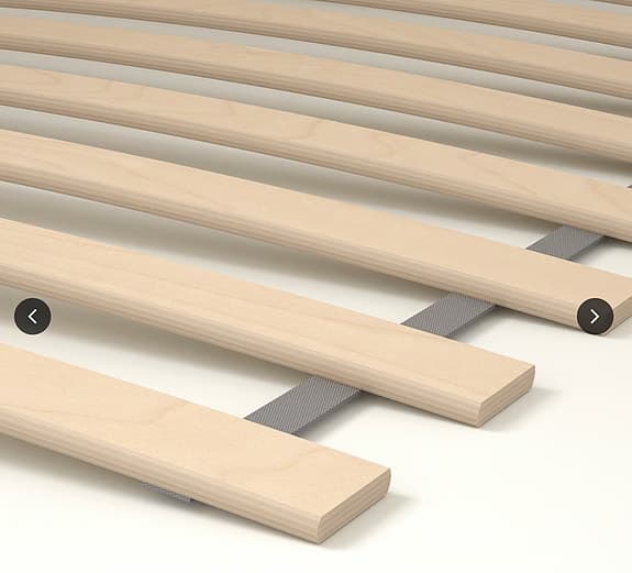 IKEA Malm sängram med ribbotten och förvaring 180x200 vit