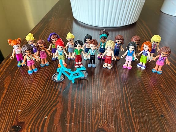 LEGO Friends minifigurer och djurfigurer