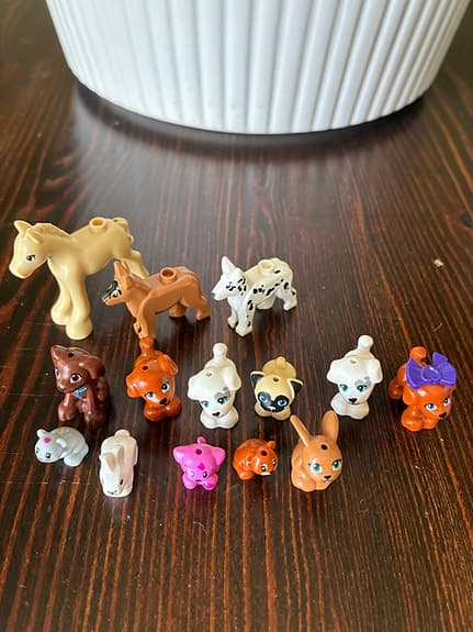 LEGO Friends minifigurer och djurfigurer