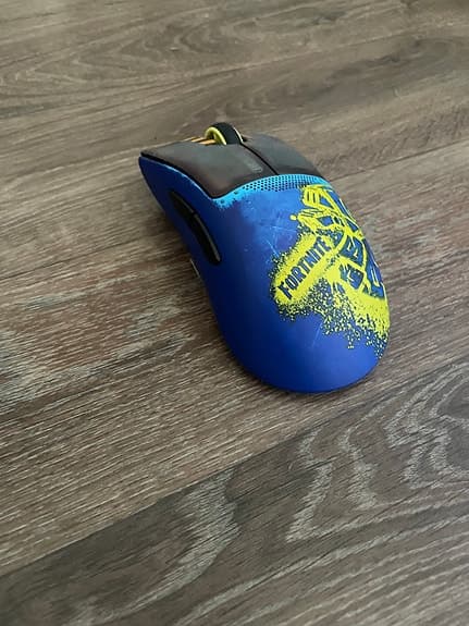 Razer DeathAdder V3 Pro Fortnite trådlös gamingmus blå