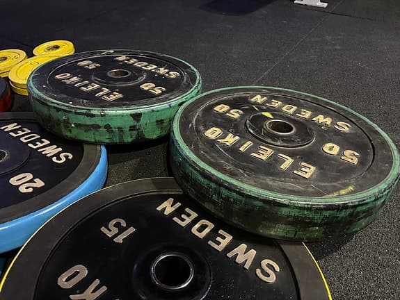 Eleiko vintage IWF viktskivor, fullset