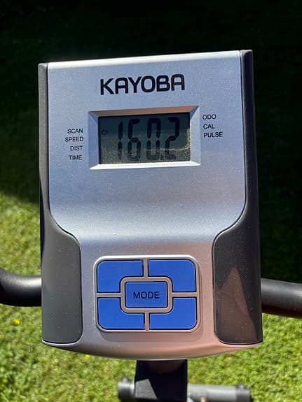 Kayoba motionscykel med display grå