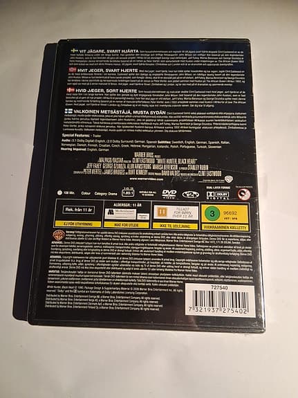 Clint Eastwood White Hunter Black Heart DVD