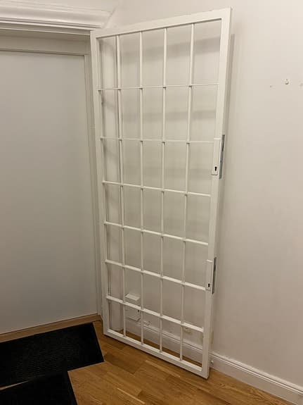 Gallerdörr / säkerhetsgrind 85x210