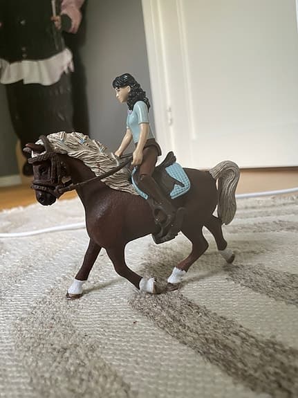 Schleich skötplats med häst