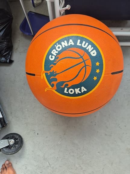 Gröna Lund Loka basketboll orange