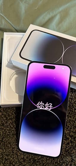 Apple iPhone 14 Pro Max 128 GB grafitgrå