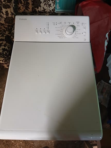 Cylinda TT 150 toppmatad tvättmaskin vit