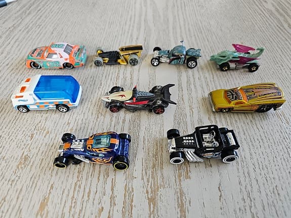 Hot Wheels, fantasibilar & monstertruck
