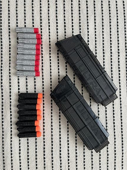 Nerf Ultra leksaksgevär vit/orange