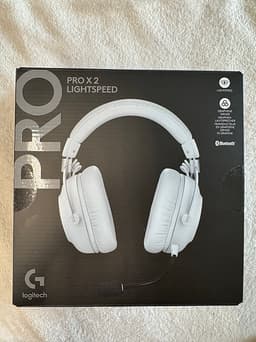 Logitech G Pro X 2 Lightspeed trådlöst gamingheadset vitt