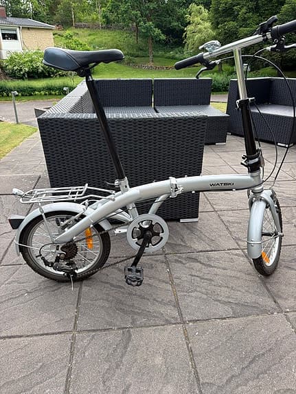 Ihopfällbar campingcykel