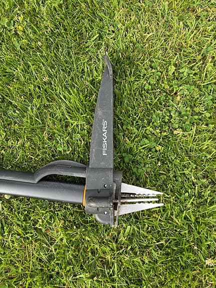 Fiskars ogräsupptagare trädgårdsverktyg