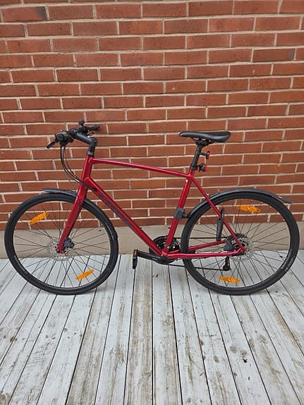 Trek FX3 hybridcykel XL  röd unisex