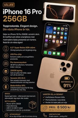 Apple iPhone 16 Pro 256 GB