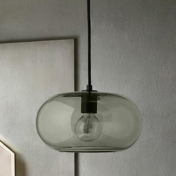 💡Kobe Taklampa Ø30 cm Grön/Svart – Design av Benny Frandsen 💡