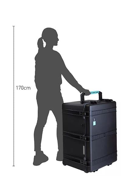 HPRC 2800W skyddsväska stor svart liknande Peli case