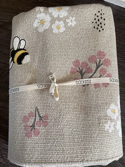Elsaform Kids Bumblebee matta 90x150 cm beige bomull