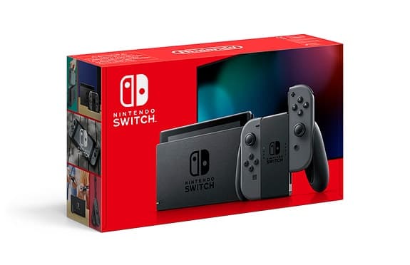 Nintendo Switch spelkonsol med docka och Joy-Con