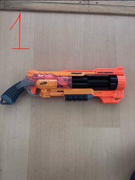 Nerf leksakspistoler och gevär blandat paket