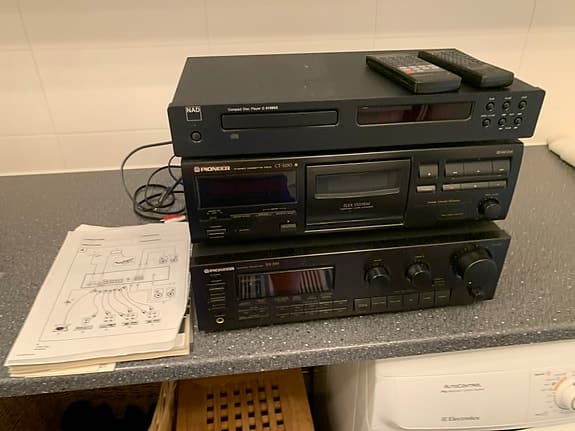 NAD CD, Pioneer SX-339 + CT-S250 stereopaket