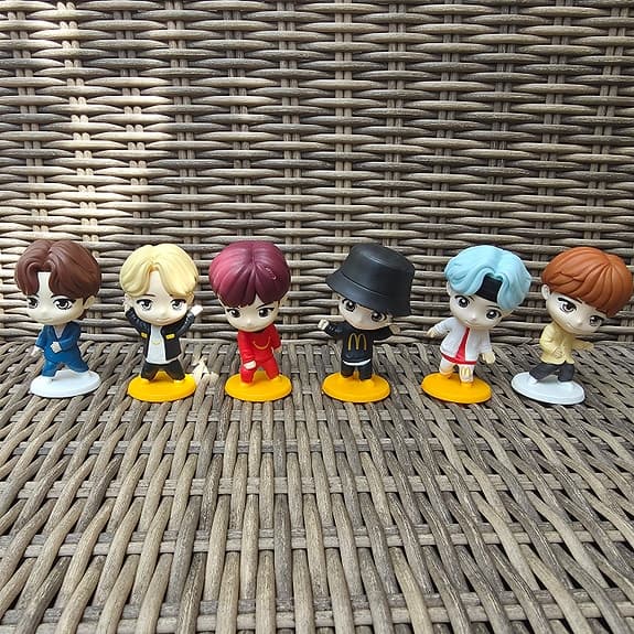 McDonalds x BTS TinyTAN – 6 st figurer