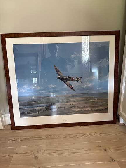 Stor jättefin tavla från Gallerix 86x73cm.