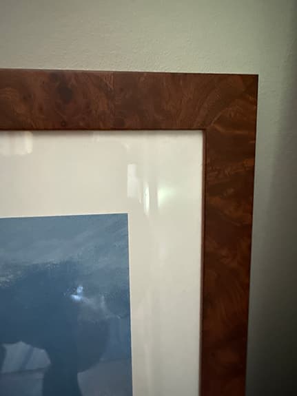 Stor jättefin tavla från Gallerix 86x73cm.